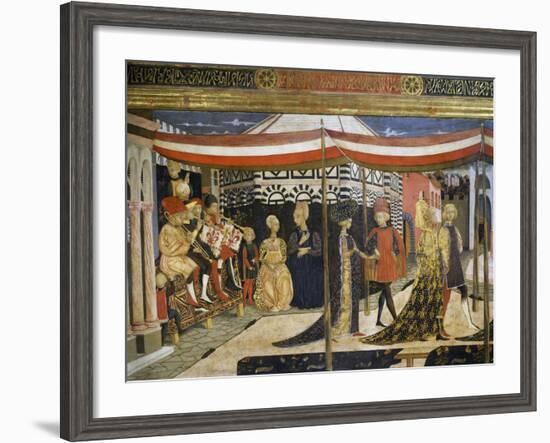 Scene of Dancing-Giovanni Di Ser Giovanni-Framed Giclee Print