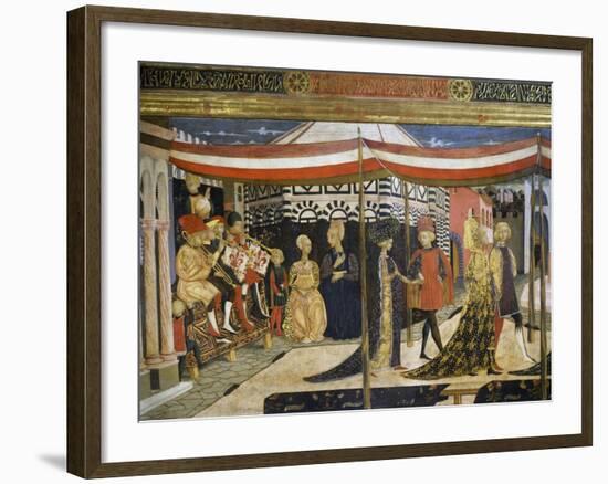 Scene of Dancing-Giovanni Di Ser Giovanni-Framed Giclee Print