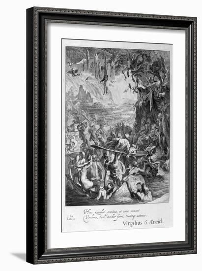 Scene of Hell, 1655-Michel de Marolles-Framed Giclee Print