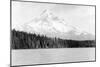 Scene of Mt. Hood from Lost Lake in Oregon Photograph - Mt. Hood, OR-Lantern Press-Mounted Art Print