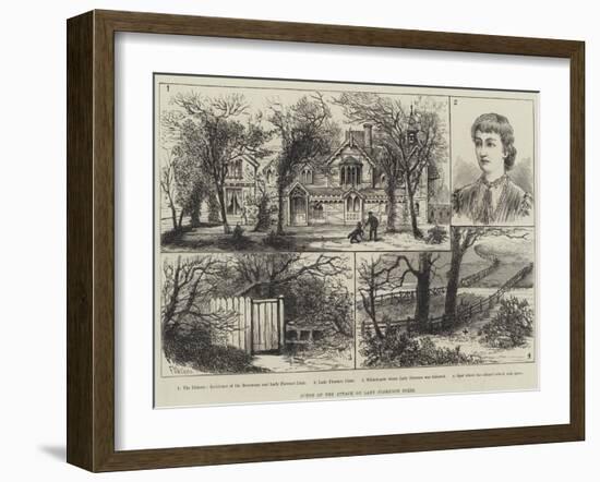 Scene of the Attack on Lady Florence Dixie-Frank Watkins-Framed Giclee Print