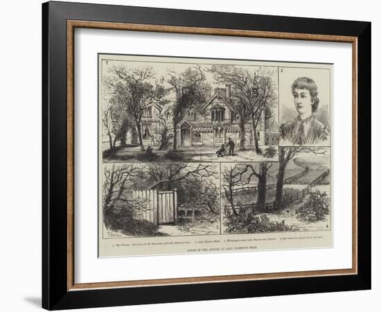 Scene of the Attack on Lady Florence Dixie-Frank Watkins-Framed Giclee Print