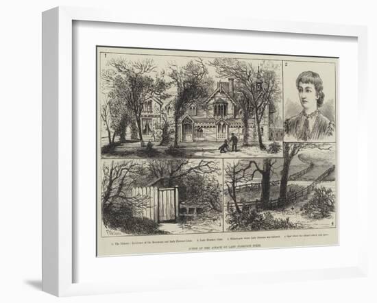 Scene of the Attack on Lady Florence Dixie-Frank Watkins-Framed Giclee Print