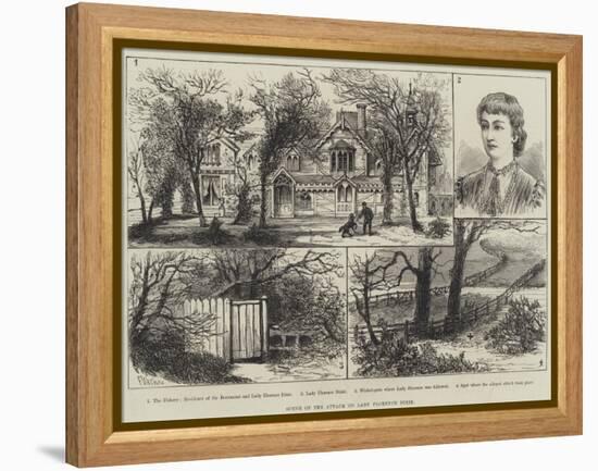 Scene of the Attack on Lady Florence Dixie-Frank Watkins-Framed Premier Image Canvas