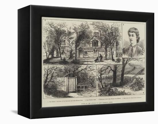 Scene of the Attack on Lady Florence Dixie-Frank Watkins-Framed Premier Image Canvas