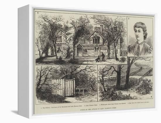 Scene of the Attack on Lady Florence Dixie-Frank Watkins-Framed Premier Image Canvas