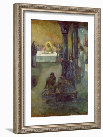 Scene of the Last Supper, 1897-99-Paul Gauguin-Framed Giclee Print