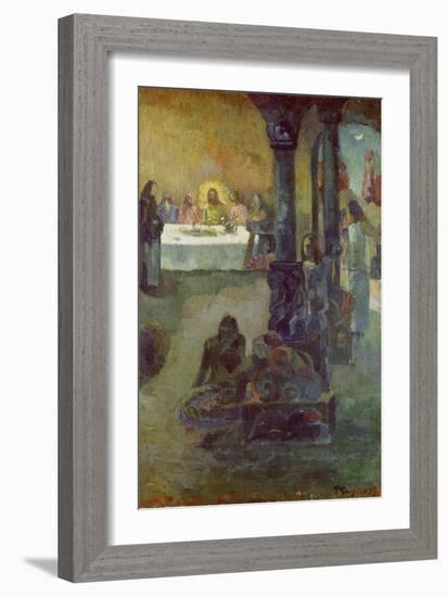 Scene of the Last Supper, 1897-99-Paul Gauguin-Framed Giclee Print