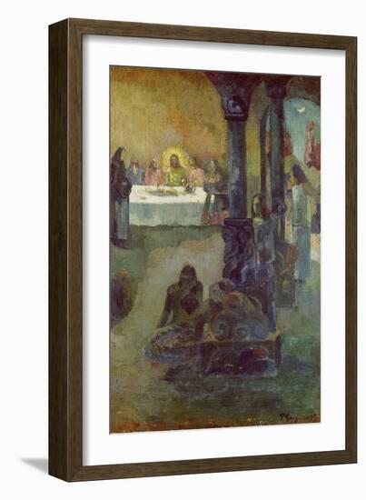 Scene of the Last Supper, 1897-99-Paul Gauguin-Framed Giclee Print