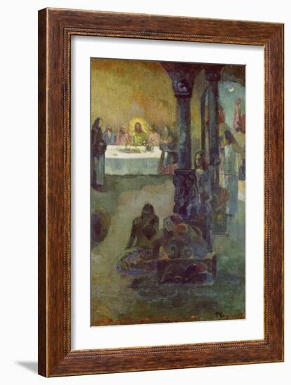 Scene of the Last Supper, 1897-99-Paul Gauguin-Framed Giclee Print