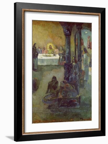 Scene of the Last Supper, 1897-99-Paul Gauguin-Framed Giclee Print