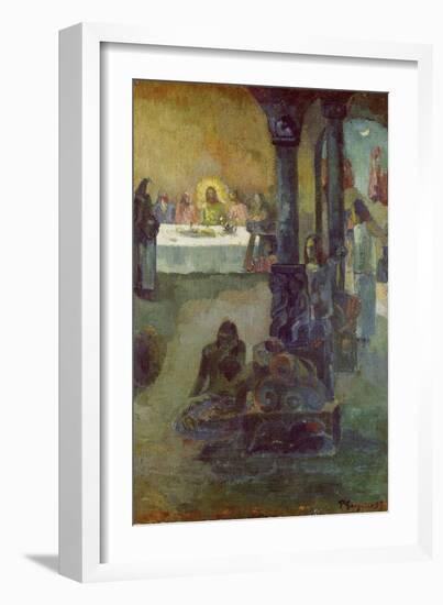 Scene of the Last Supper, 1897-99-Paul Gauguin-Framed Giclee Print