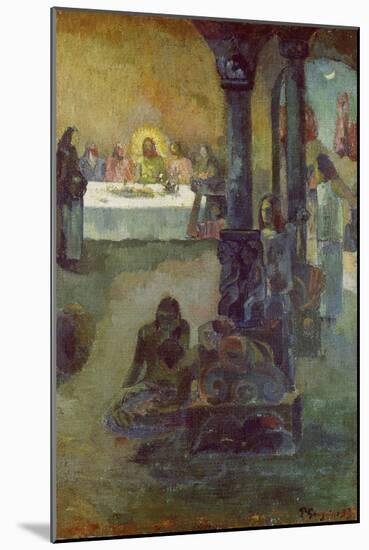 Scene of the Last Supper, 1897-99-Paul Gauguin-Mounted Giclee Print