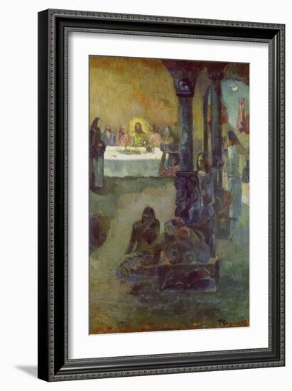 Scene of the Last Supper, 1897-99-Paul Gauguin-Framed Giclee Print