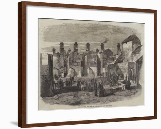 Scene of the Late Fire at Portsmouth-null-Framed Giclee Print