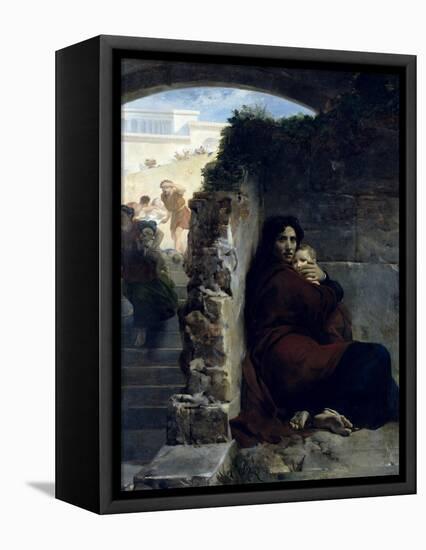 Scene of the Massacre of the Innocents, 1824-Leon Cogniet-Framed Premier Image Canvas