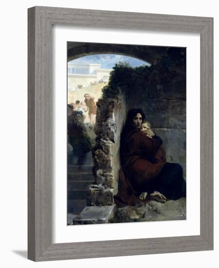 Scene of the Massacre of the Innocents, 1824-Leon Cogniet-Framed Giclee Print