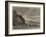 Scene of the Wreck of the Gorgone, French Man-Of-War-null-Framed Giclee Print