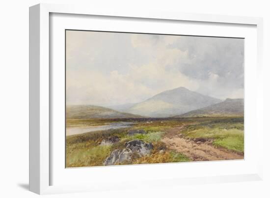 Scene on the Taw, Stepperton , C.1895-96-Frederick John Widgery-Framed Premium Giclee Print