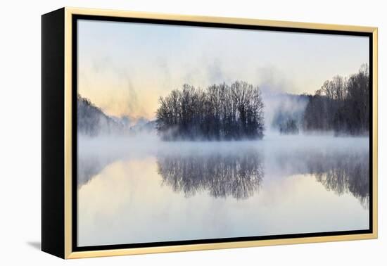 Scene on the Water VIII-James McLoughlin-Framed Stretched Canvas