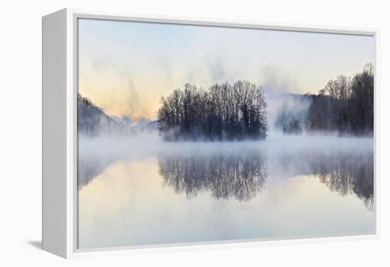 Scene on the Water VIII-James McLoughlin-Framed Stretched Canvas