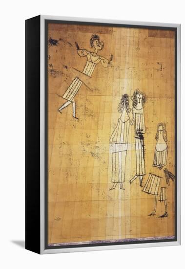 Scene unter Madchen-Paul Klee-Framed Premier Image Canvas