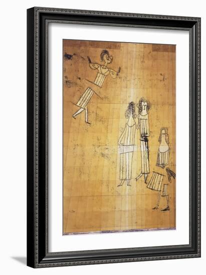 Scene unter Madchen-Paul Klee-Framed Giclee Print