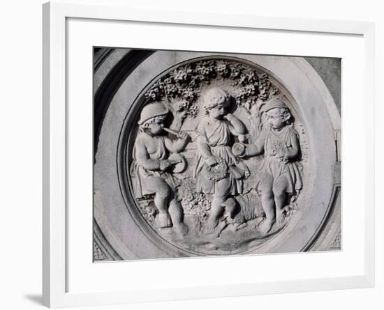 Scene with Putti-John Thomas-Framed Giclee Print