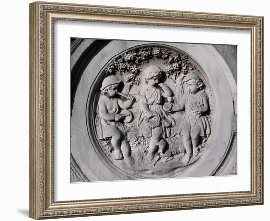 Scene with Putti-John Thomas-Framed Giclee Print