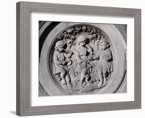 Scene with Putti-John Thomas-Framed Giclee Print