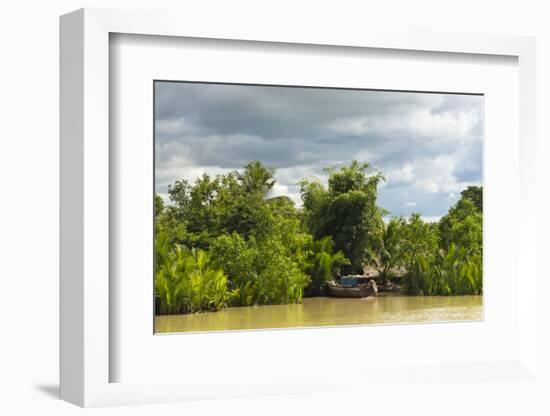 Scenery Along the Kaladan River, Rakhine State, Myanmar-Keren Su-Framed Photographic Print