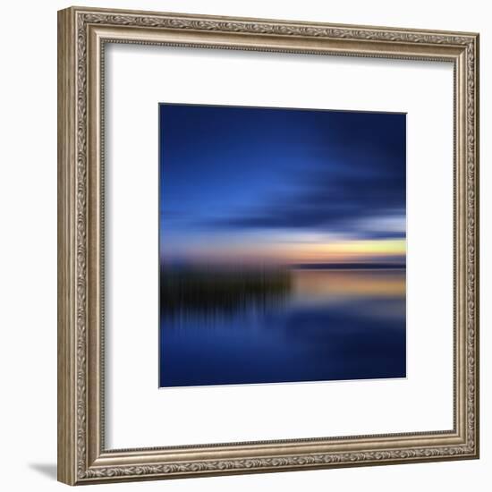 Scenery Art Finland Sunset-Melanie Viola-Framed Art Print