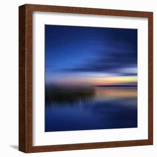 Scenery Art Finland Sunset-Melanie Viola-Framed Art Print