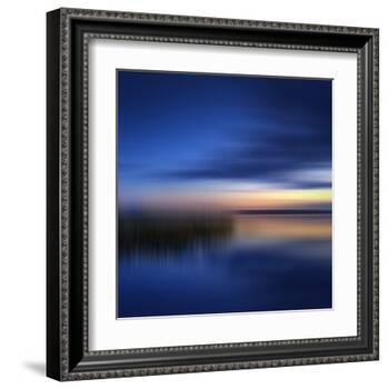 Scenery Art Finland Sunset-Melanie Viola-Framed Art Print