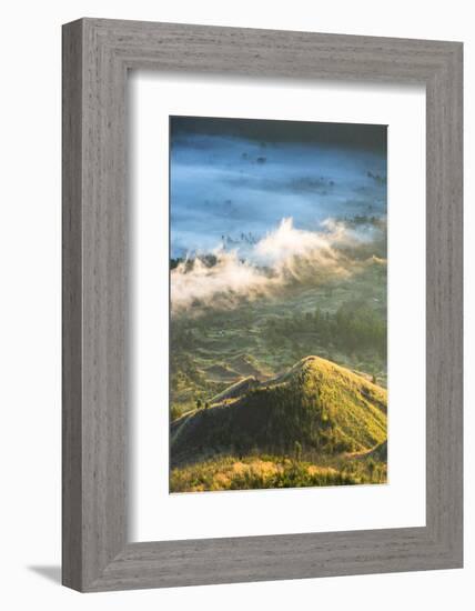 Scenery at Gunung Batur, Fog, Clouds-Christoph Mohr-Framed Photographic Print