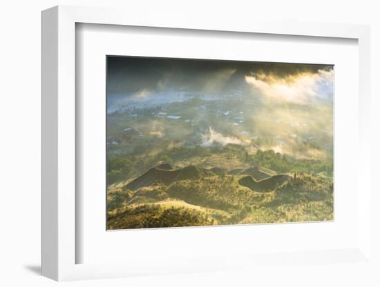 Scenery at Gunung Batur, Fog, Clouds-Christoph Mohr-Framed Photographic Print