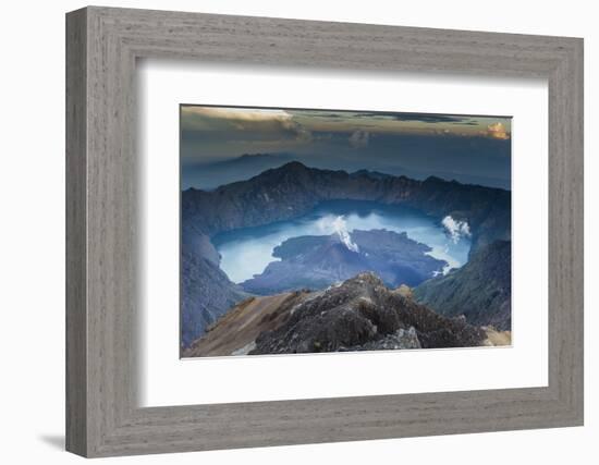 Scenery at Gunung Rinjani, the Crater Lake-Christoph Mohr-Framed Photographic Print