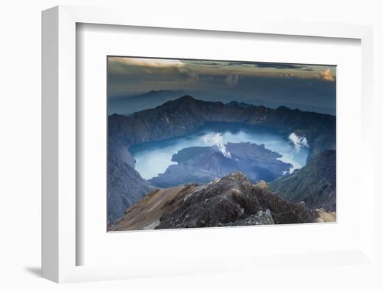 Scenery at Gunung Rinjani, the Crater Lake-Christoph Mohr-Framed Photographic Print