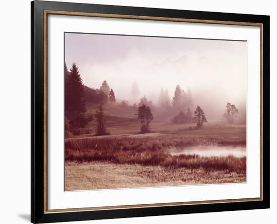 Scenery, Lake, Morning Fog-Thonig-Framed Photographic Print