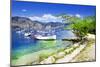 Scenery of Lago Di Garda- Beautiful Lake in Northen Italy-Maugli-l-Mounted Photographic Print