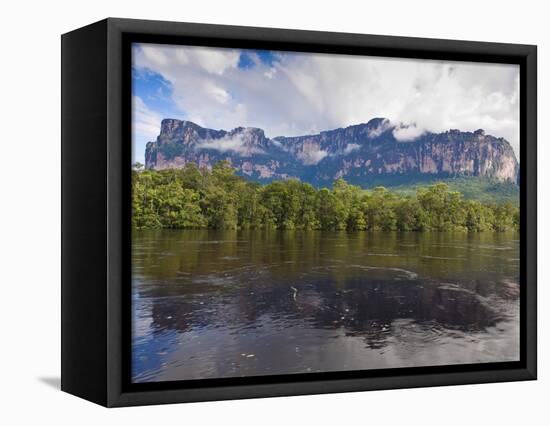 Scenery on Boat Trip to Angel Falls, Canaima National Park, Guayana Highlands, Venezuela-Jane Sweeney-Framed Premier Image Canvas