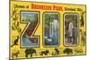 Scenes at Brookside Park Zoo, Cleveland, Ohio-null-Mounted Art Print