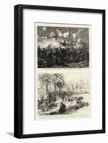 Scenes at Buenos Ayres During the Revolution in Argentina-null-Framed Giclee Print