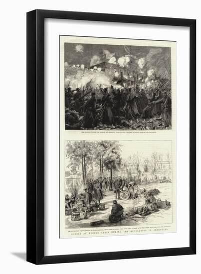 Scenes at Buenos Ayres During the Revolution in Argentina-null-Framed Giclee Print