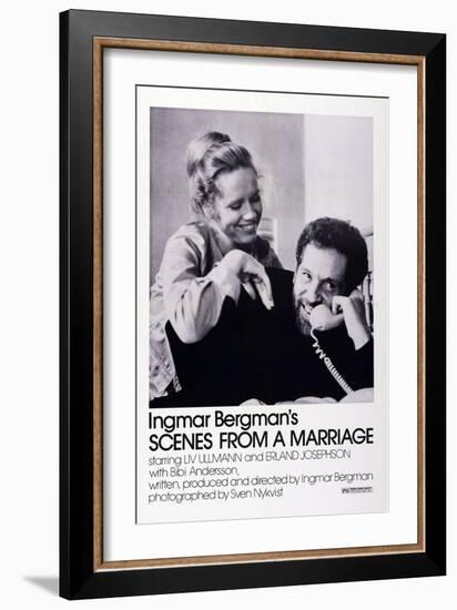 Scenes from a Marriage, Liv Ullmann, Erland Josephson, 1973--Framed Art Print