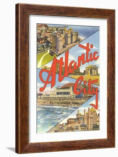 Scenes from Atlantic City-null-Framed Art Print