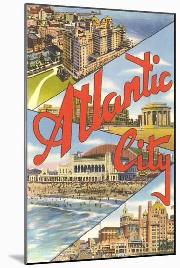 Scenes from Atlantic City-null-Mounted Art Print