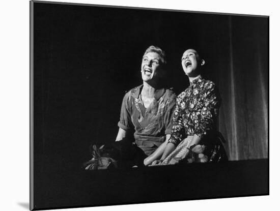 Scenes from "Peter Pan" Starring Mary Martin and Heller Halliday, Televised after Broadway Run-Allan Grant-Mounted Photographic Print