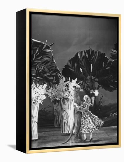 Scenes from "Peter Pan" with Heller Halliday, Televised after Broadway Run-Allan Grant-Framed Premier Image Canvas