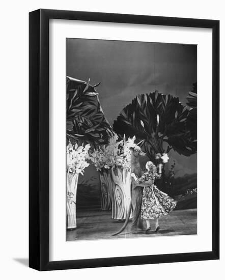 Scenes from "Peter Pan" with Heller Halliday, Televised after Broadway Run-Allan Grant-Framed Photographic Print